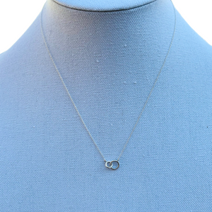Linked Circles Sterling Necklace