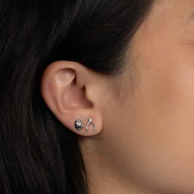 Sterling Silver Good Luck Stud Earrings Set