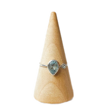 Blue Topaz Sterling Silver Ring