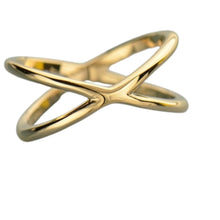 Bronze Crisscross Ring