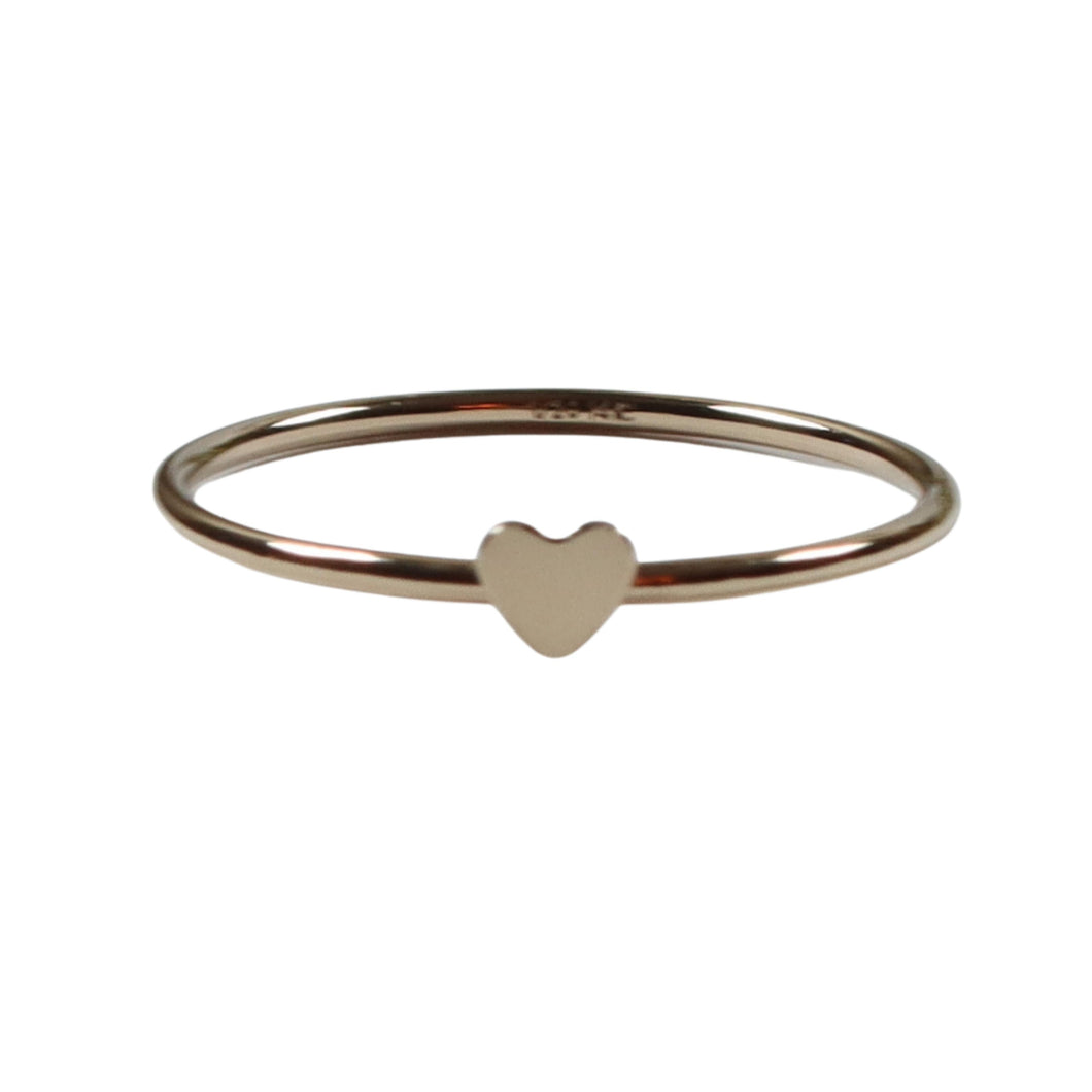 Gold Tiny Heart Ring