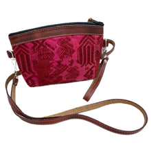 Red Embroidered Crossbody/Wristlet