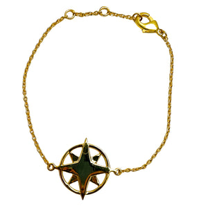 Star Circle Gold Bracelet